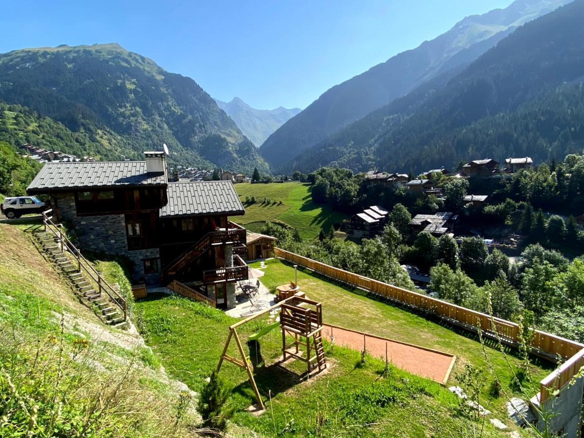 Chalet Des Trappeurs Coeur Vanoise 15 Persons La Plagne Luaran gambar