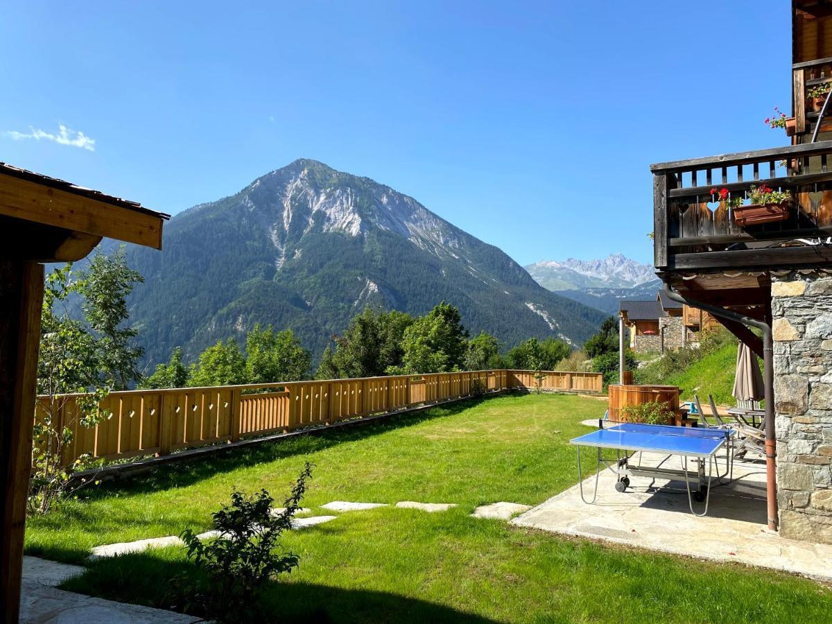 Chalet Des Trappeurs Coeur Vanoise 15 Persons La Plagne Luaran gambar